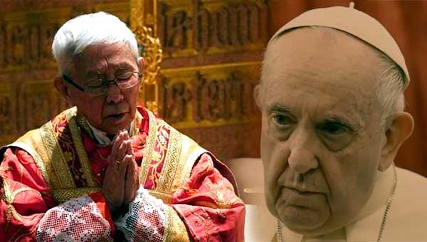 Cardenal Zen y Papa Francisco