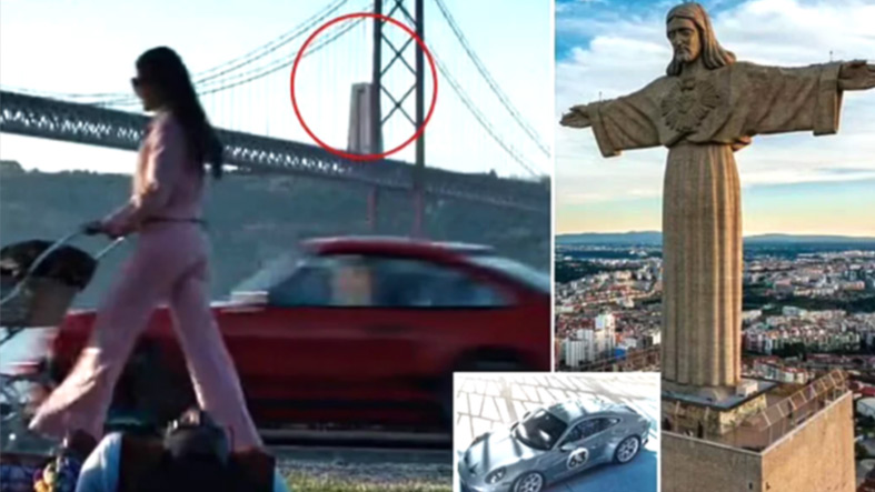 Porsche elimina la estatua de Cristo Rey en un video para anunciar
