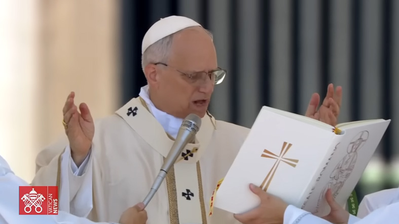 el matrimonio no es un ideal sino el modelo del verdadero amor entre el hombre y la mujer Leon XIV