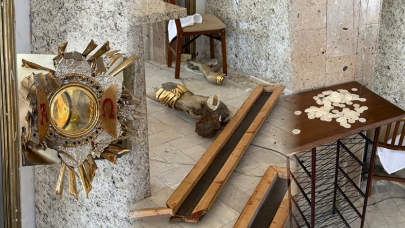 Profanan iglesia en Baja California Sur destruyen Sagrario y arrojan hostias consagradas al suelo