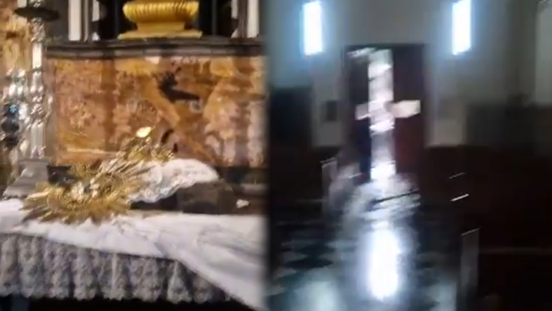 Mujer salva la Eucaristía durante ataque en capilla de Valencia 1 Mujer salva la Eucaristia durante ataque en capilla de Valencia