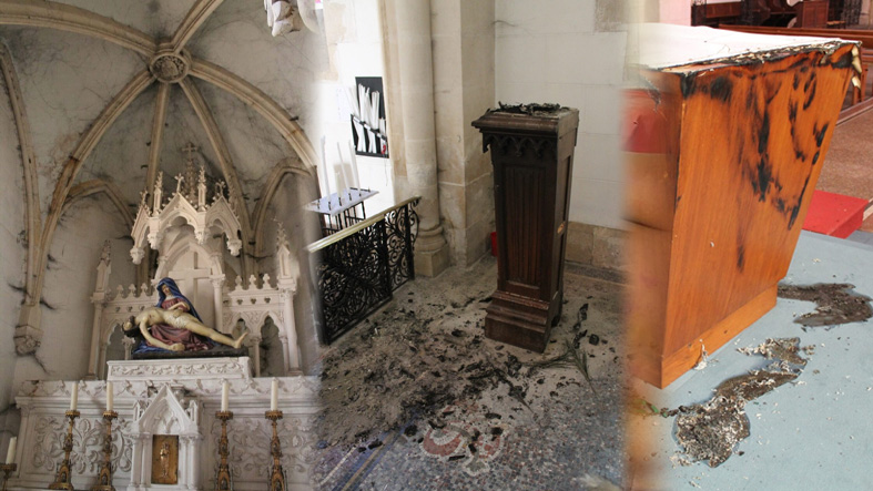 Tercer incendio en la iglesia de Saint-Germain de La Châtre reaviva la preocupación por la persecución anticristiana en Francia 1 Tercer incendio en la iglesia de Saint Germain de La Chatre reaviva la preocupacion por la persecucion anticristiana en Francia