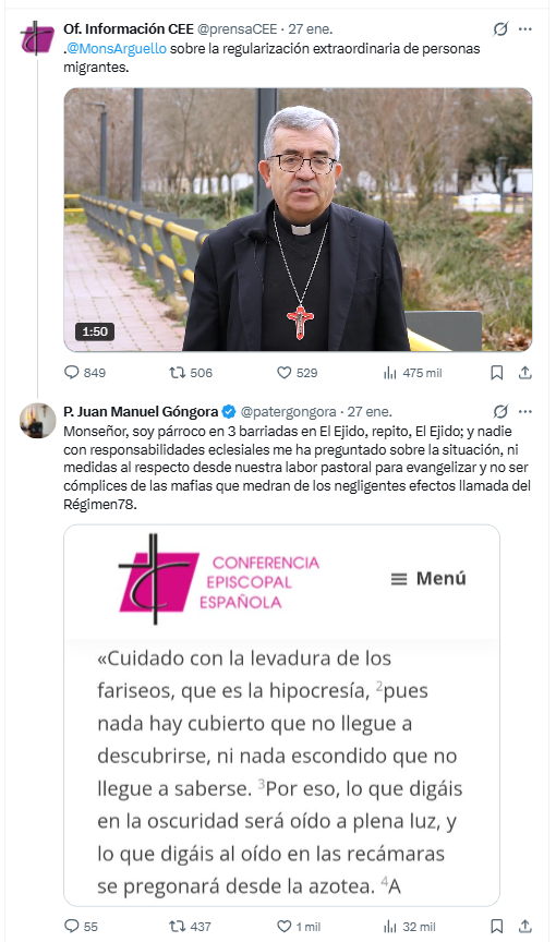 La Conferencia Episcopal Española respalda la regularización extraordinaria de inmigrantes y genera debate entre fieles 3 image 3