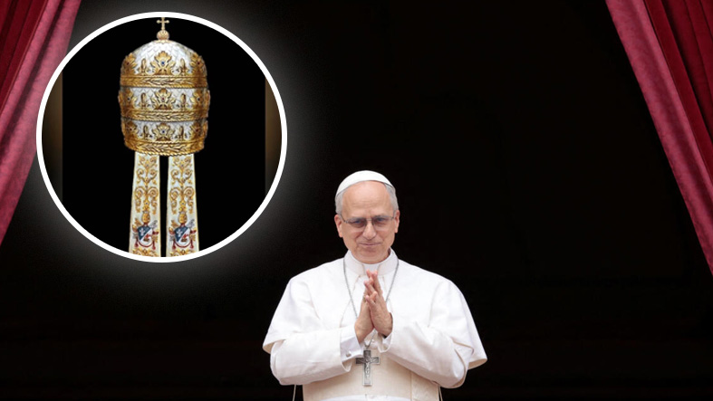 Organizacion catolica recauda fondos para regalar una tiara papal a Leon XIV