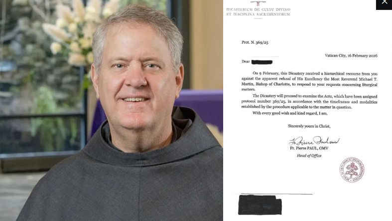 El Vaticano abre revision contra el obispo de Charlotte por decisiones sobre la liturgia tradicional