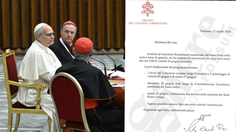 El Vaticano convoca Consistorio extraordinario para finales de junio