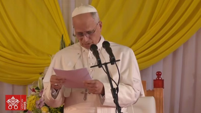 Leon XIV pide a jovenes de Camerun formar