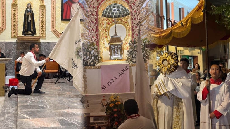 Parroquia San Miguel Arcangel de Perote se une a la iniciativa Si Esta Aqui en el centenario de la Guerra Cristera