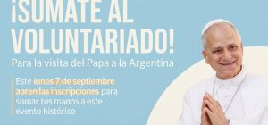 El formulario para voluntarios de la visita de León XIV en Argentina incluye una tercera opción sobre el sexo